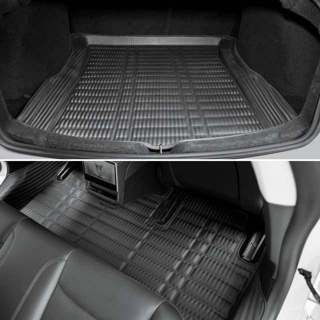 West Liners Extreme Coverage Floor Mats for Tesla Model 3 Highland GapZero Fit