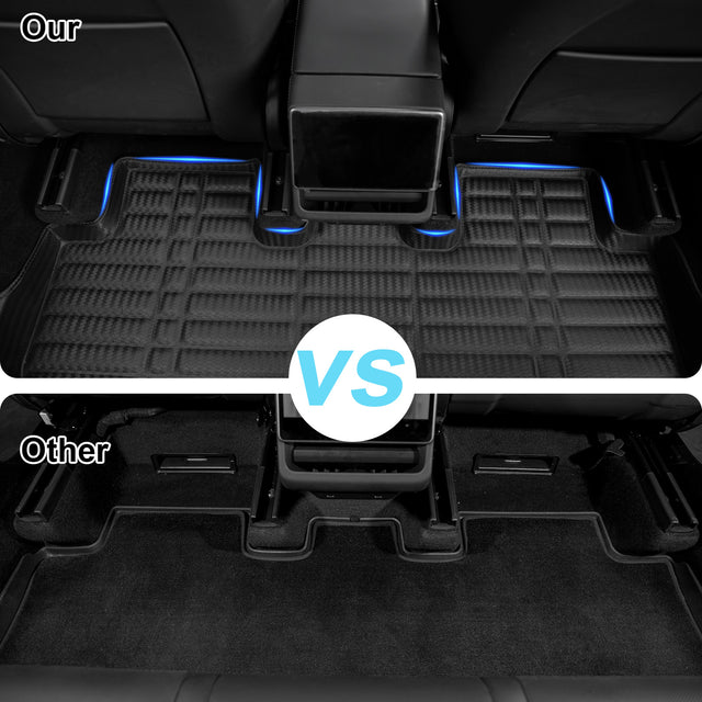 Tesla Model Y Juniper Floor Mats Extreme Coverage GapZero Fit