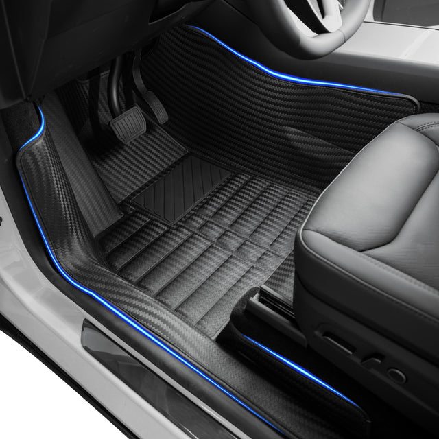 West Liners Floor Mats for Tesla Model Y Extreme Coverage GapZero Fit
